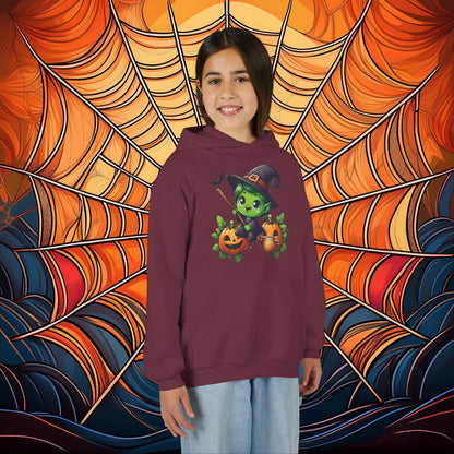 Cute Witch Youth Hoodie