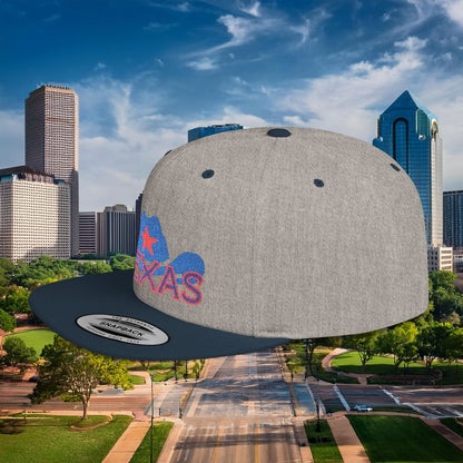 Texas Cowboy Hat Flat Bill Snapback