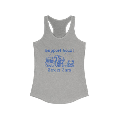 Support Local Street Cats Racerback Tank