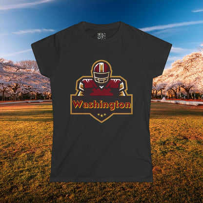 Washington Football Player Logo Women's Softstyle Tee