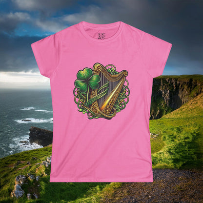 Irish Harp Women's Softstyle Tee