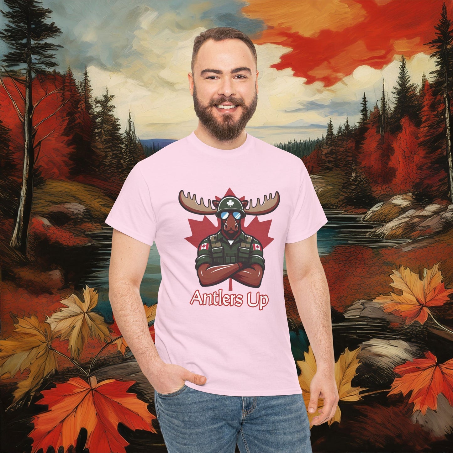 Canadian Moose "Antlers Up" Tee