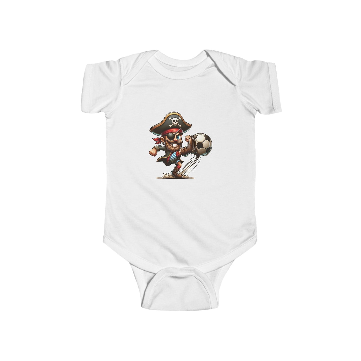 St Pauli Pirate Soccer Infant Bodysuit
