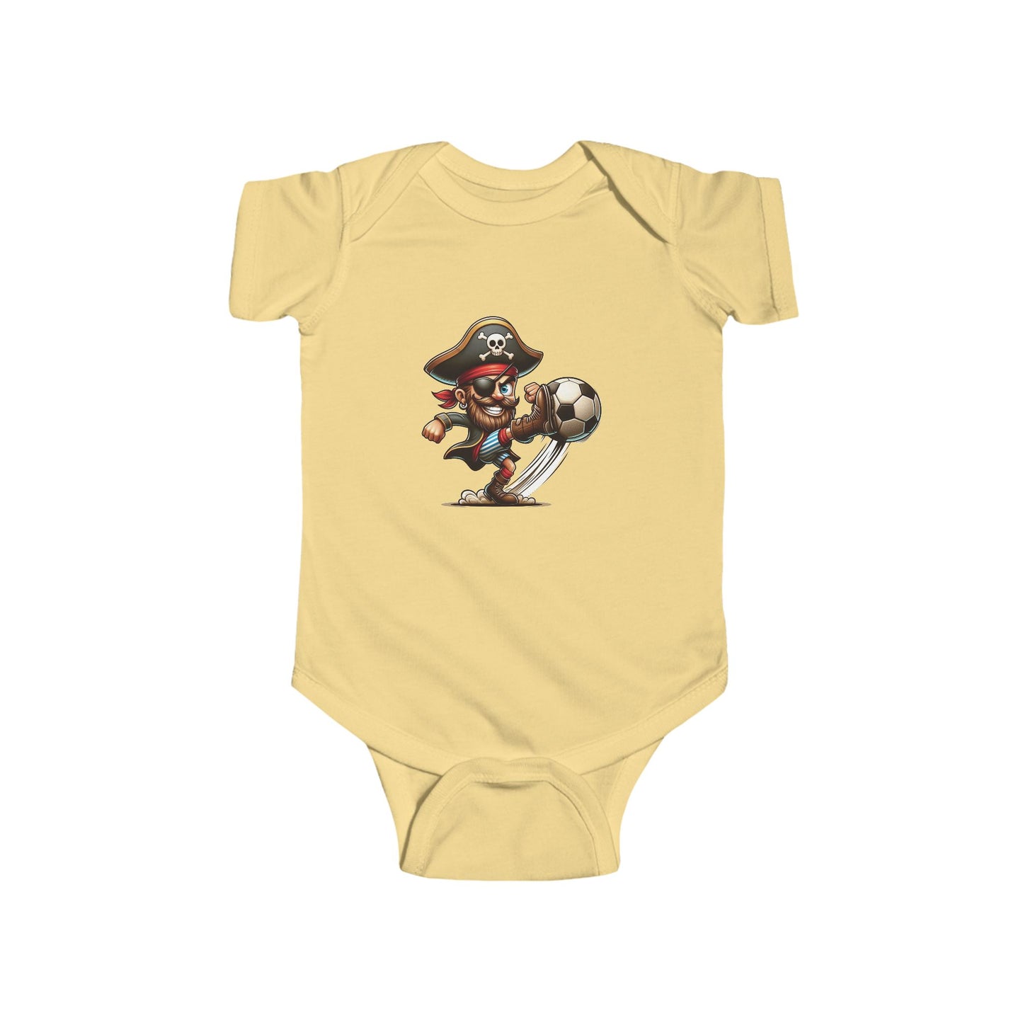 St Pauli Pirate Soccer Infant Bodysuit