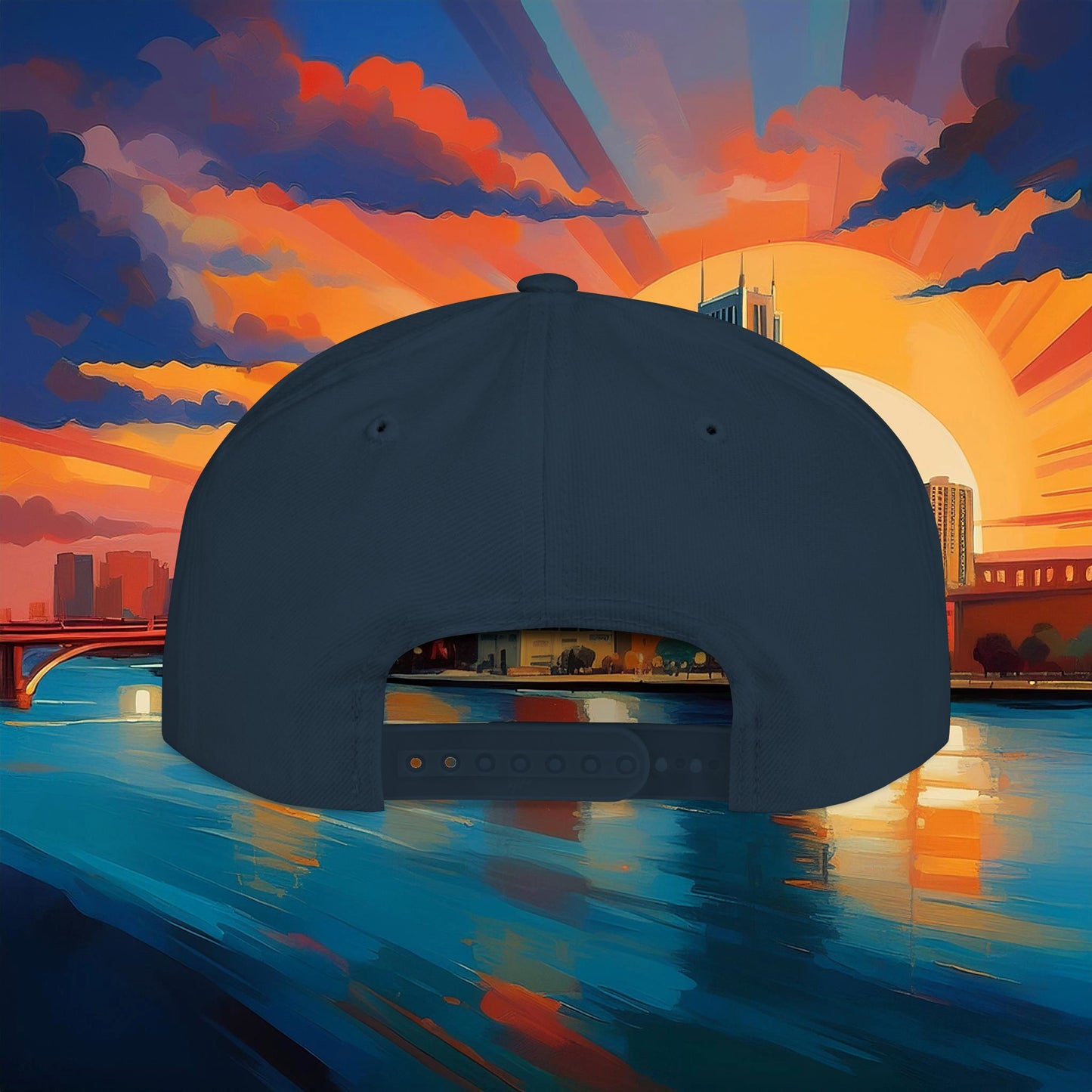 Detroit Baseball Flat Bill Snapback