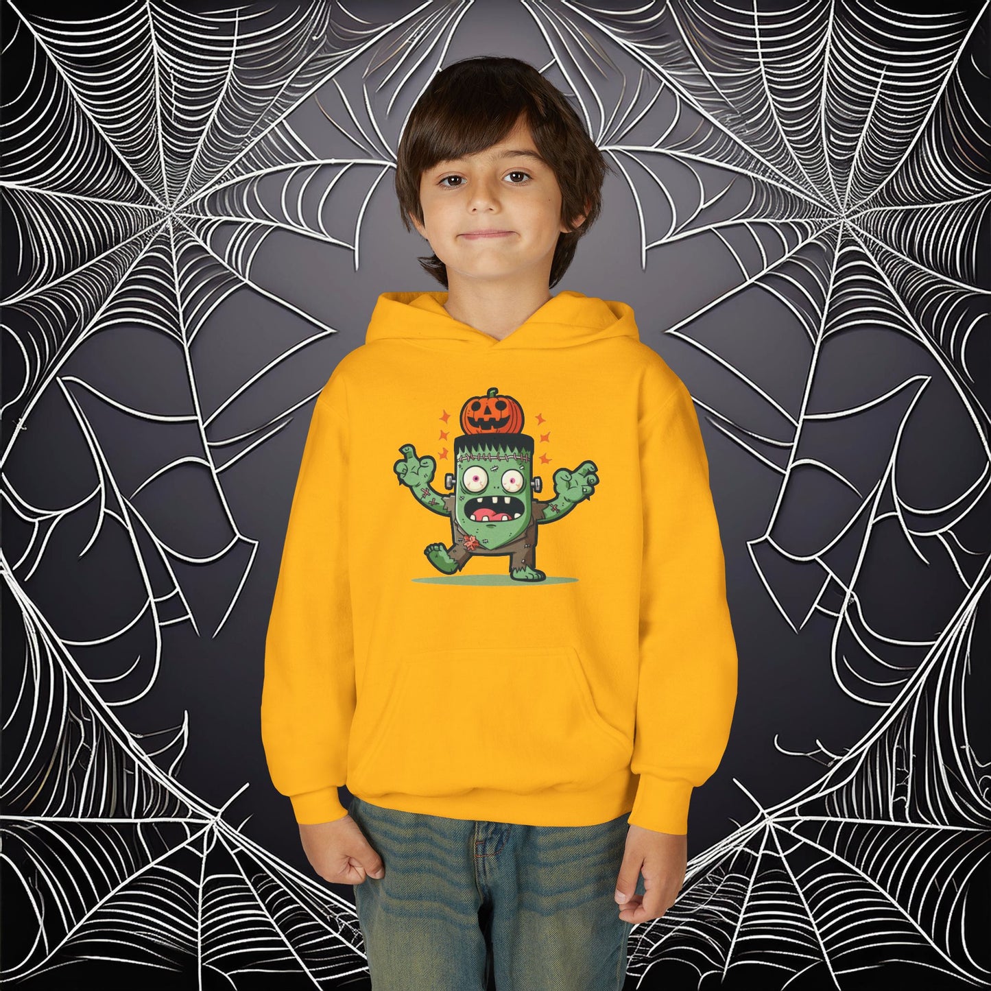 Little Frankenstein's Monster Youth Hoodie