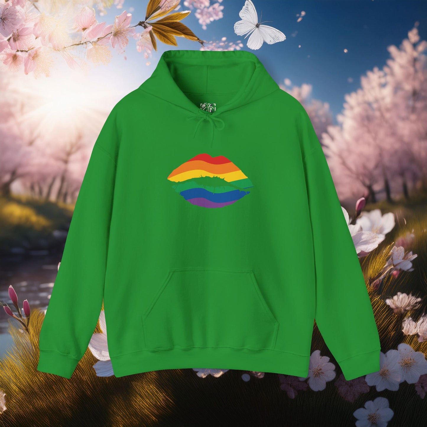 Rainbow Kiss Unisex Hoodie