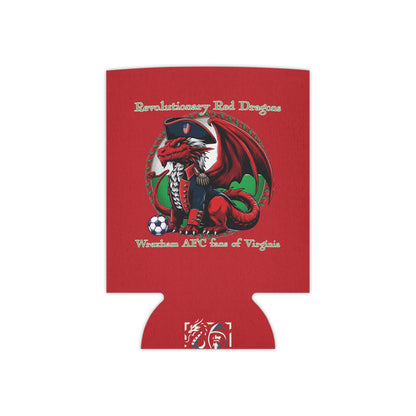 Revolutionary Red Dragons Logo Can Cooler