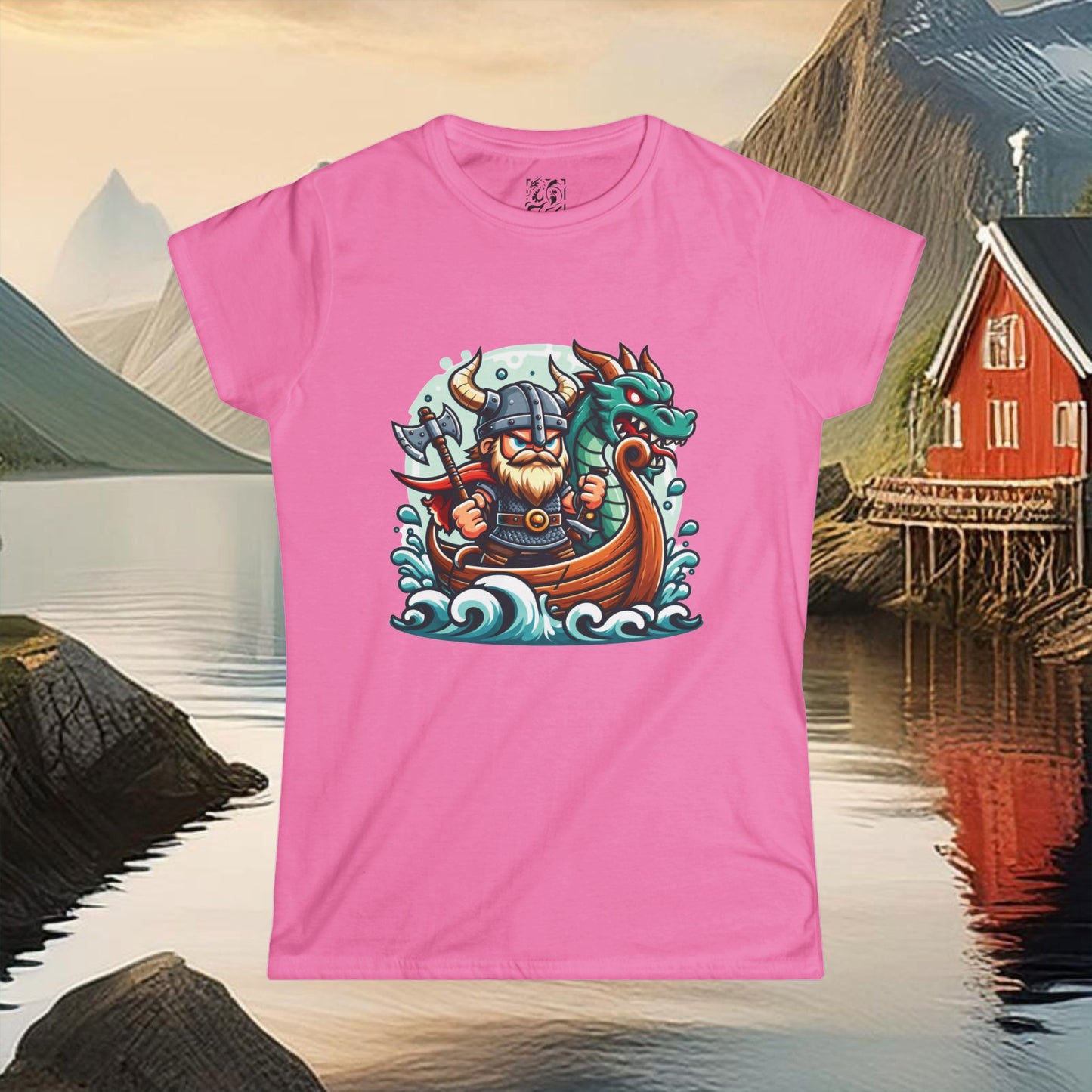 Viking and Dragon Women's Softstyle Tee