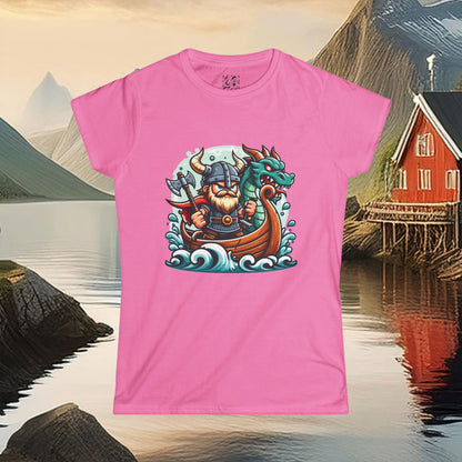 Viking and Dragon Women's Softstyle Tee