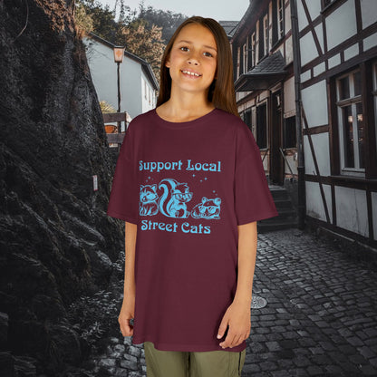 Support Local Street Cats Kids Tee