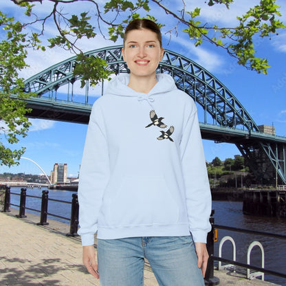 Newcastle United B&W Crest Hoodie