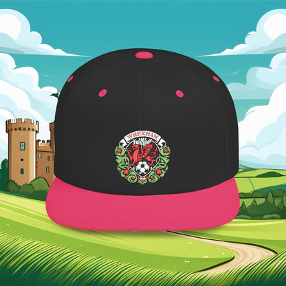 Wrexham Crest Flat Bill Snapback