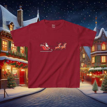 Santa's Sleigh Kids Tee