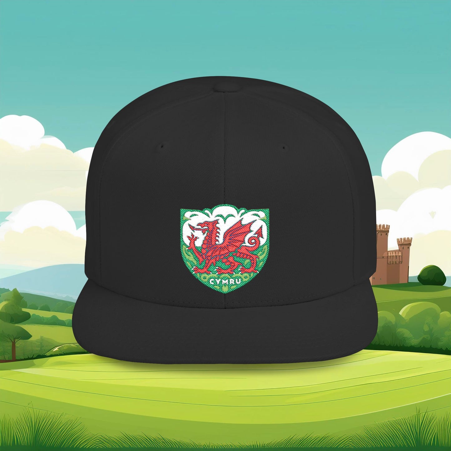 The Cymru Flat Bill Snapback