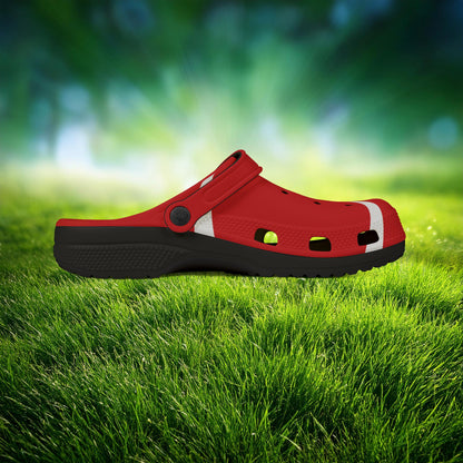 The Turkiye Flag Foam Clogs