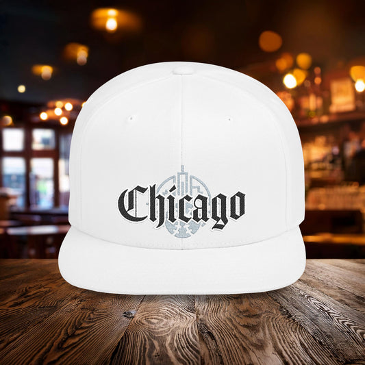 Chicago Baseball Logo Flat Bill Snapback