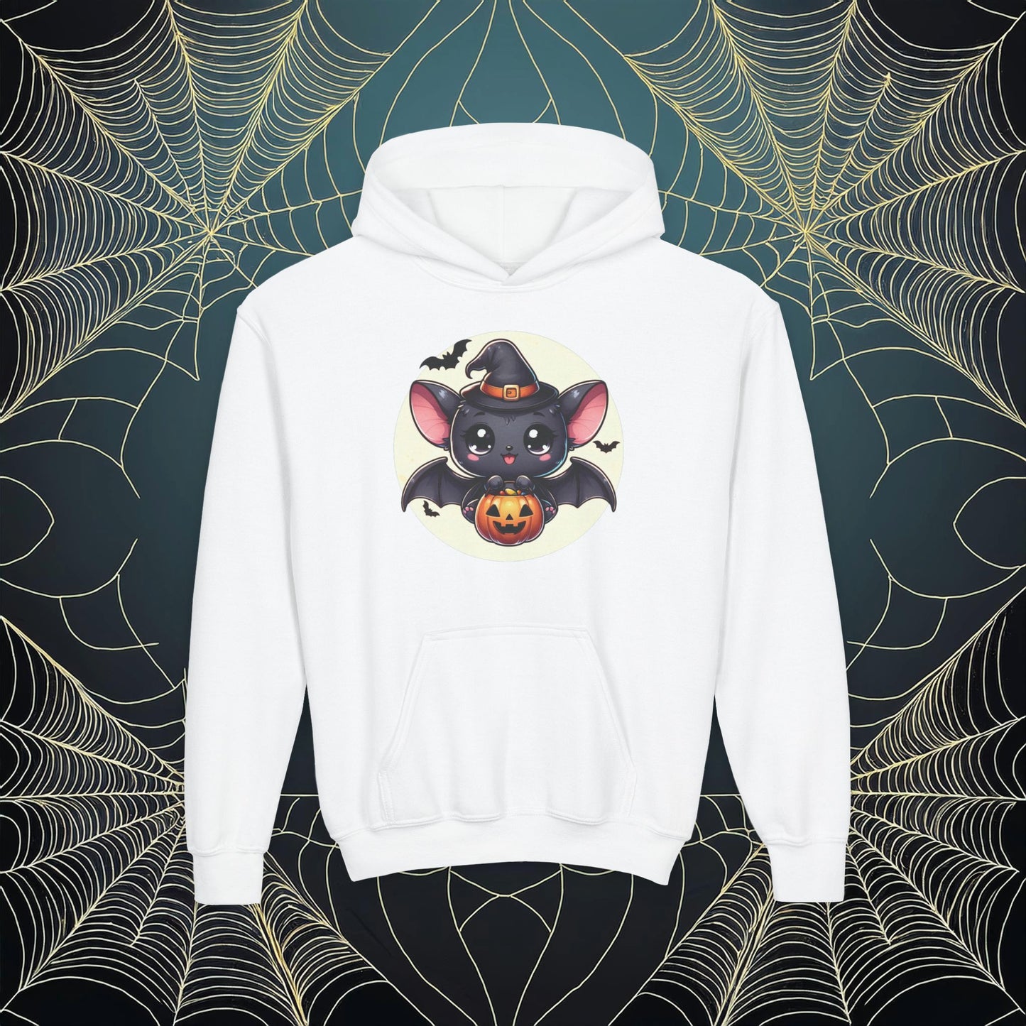 Trick or Treat Bat Youth Hoodie