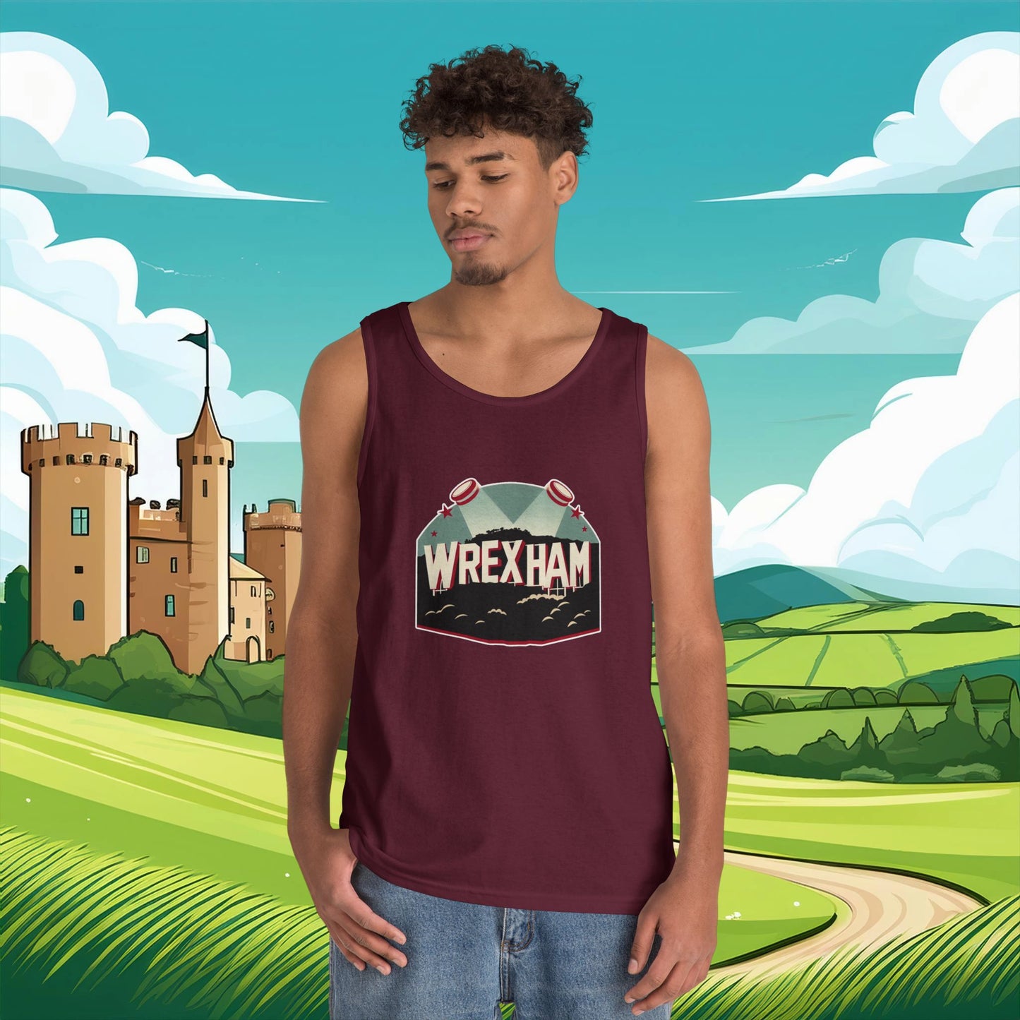 Wrexham Hollywood Sign Tank Top