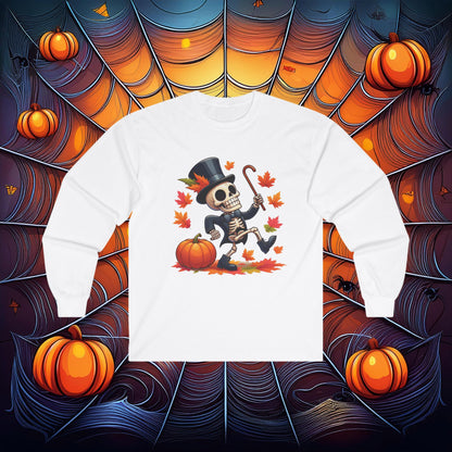 Snazzy Skeleton Long Sleeve Tee