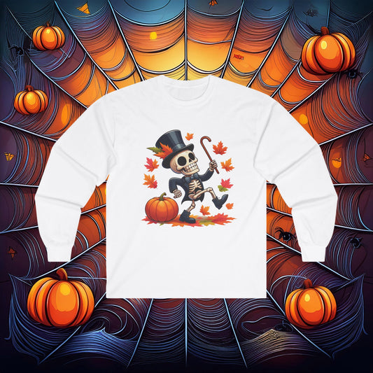 Snazzy Skeleton Long Sleeve Tee