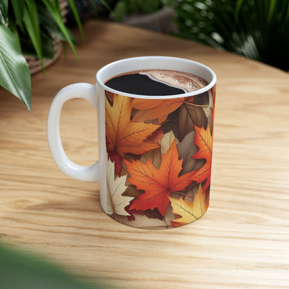 Autumn Leaves Ceramic Mugs (11oz\15oz)