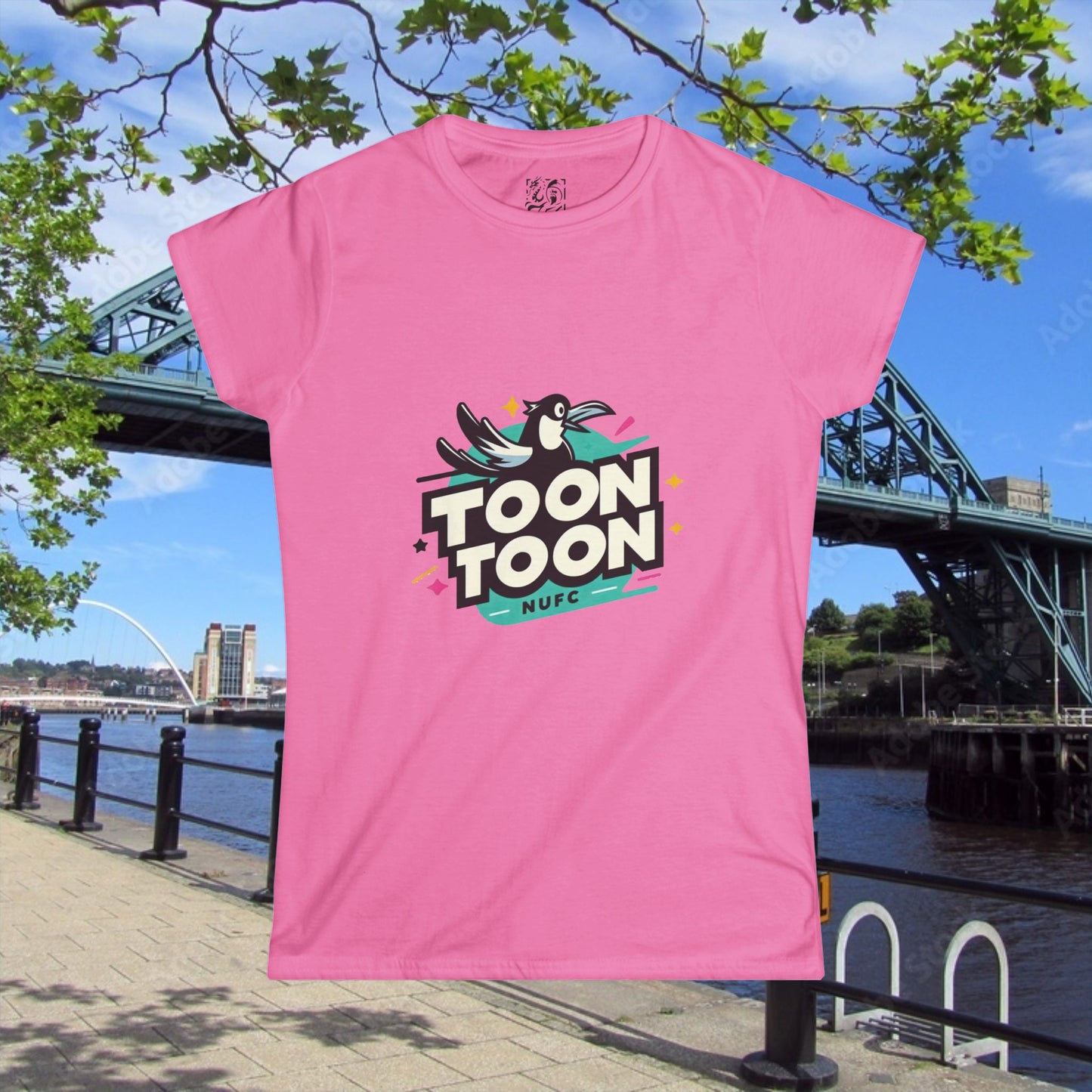 Newcastle United Toon Toon Women's Softstyle Tee