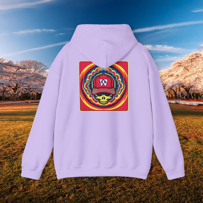 Psychedelic Funky W Skull Hoodie