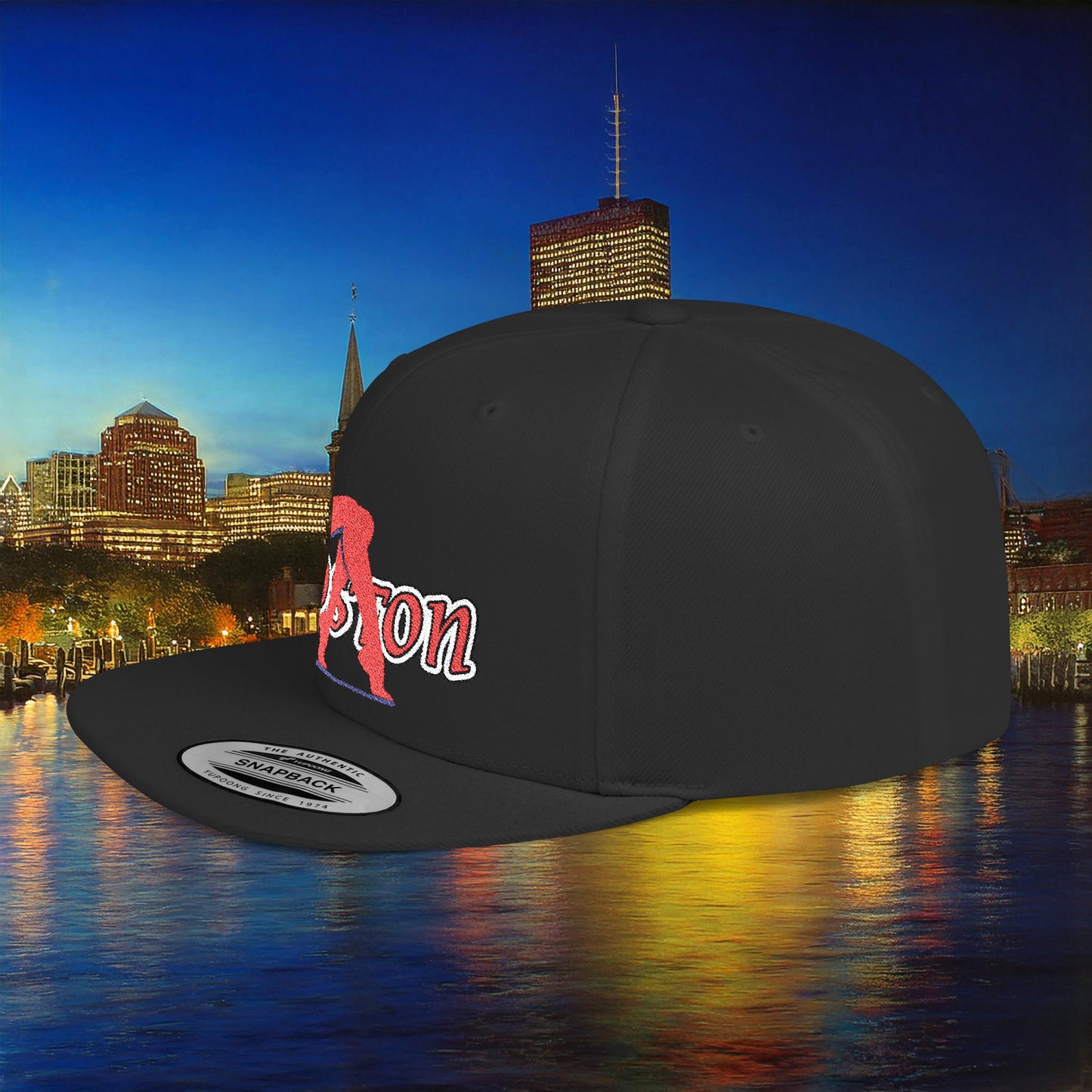 Boston Baseball Leggings Flat Bill Snapback