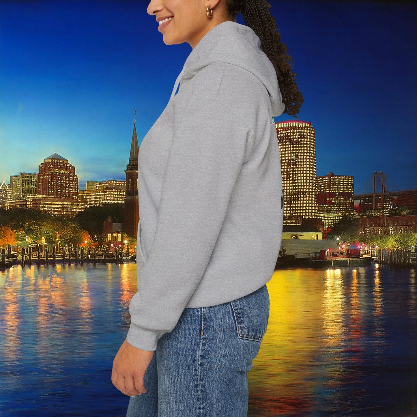 Boston Basketball Logo Hoodie