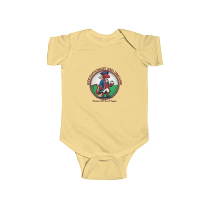 Little Revolutionary Red Dragons Infant Bodysuit