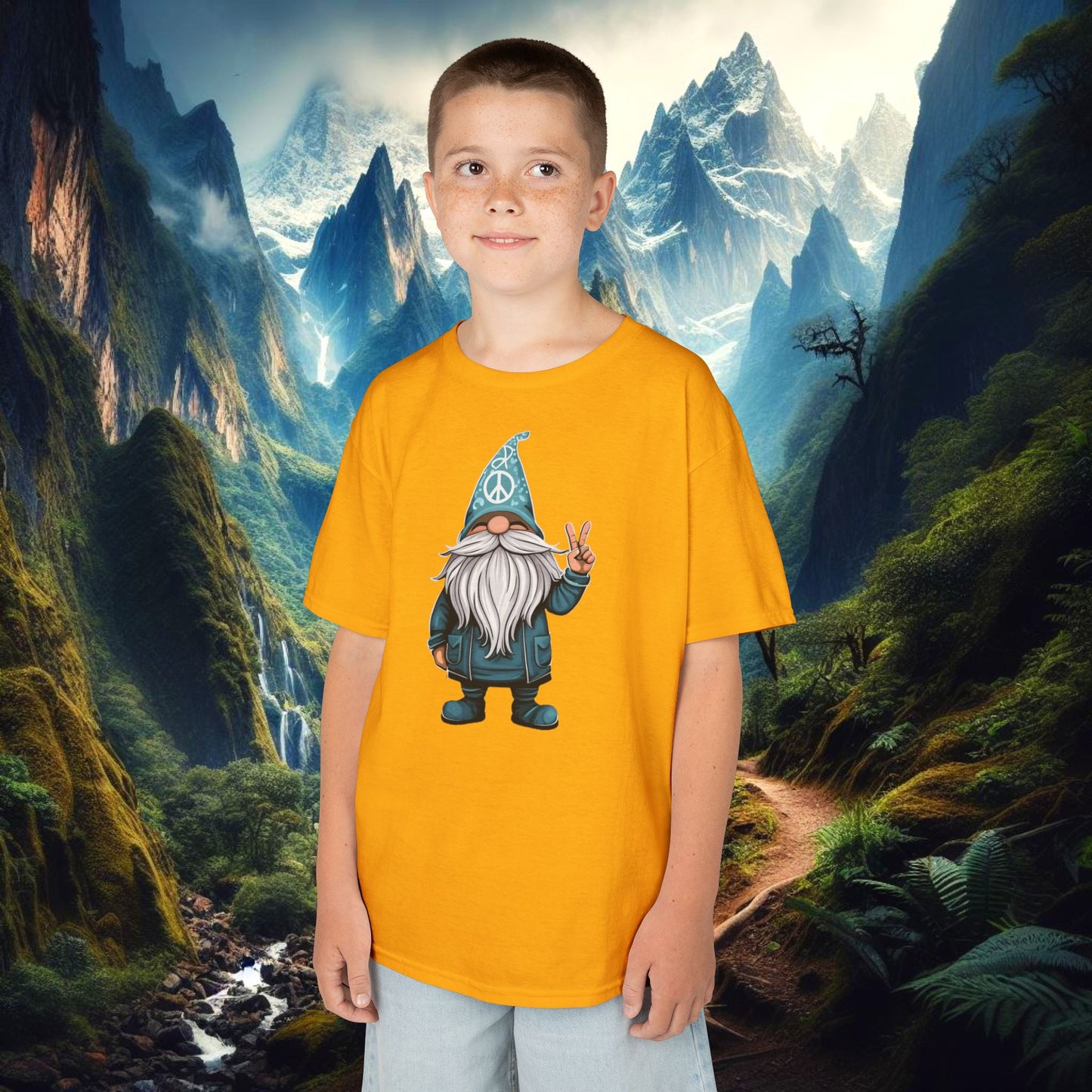 Peace Gnome Kids Tee