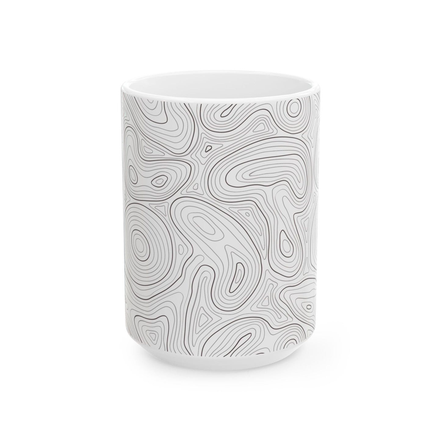 Topographic Ceramic Mug (11oz/15oz)