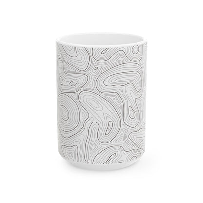 Topographic Ceramic Mug (11oz/15oz)