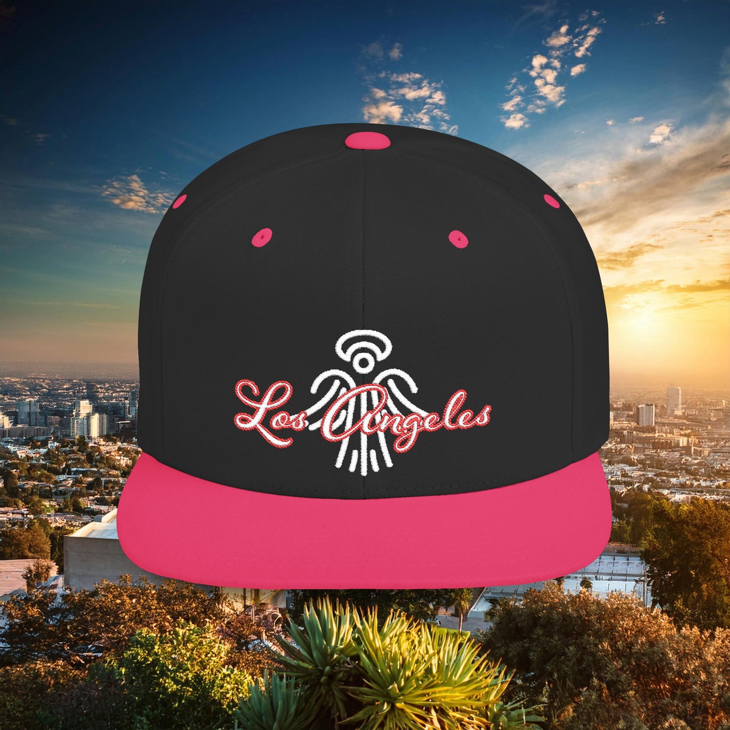 LA Angel Flat Bill Snapback