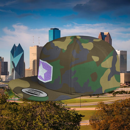 Dallas D Flat Bill Snapback with Star