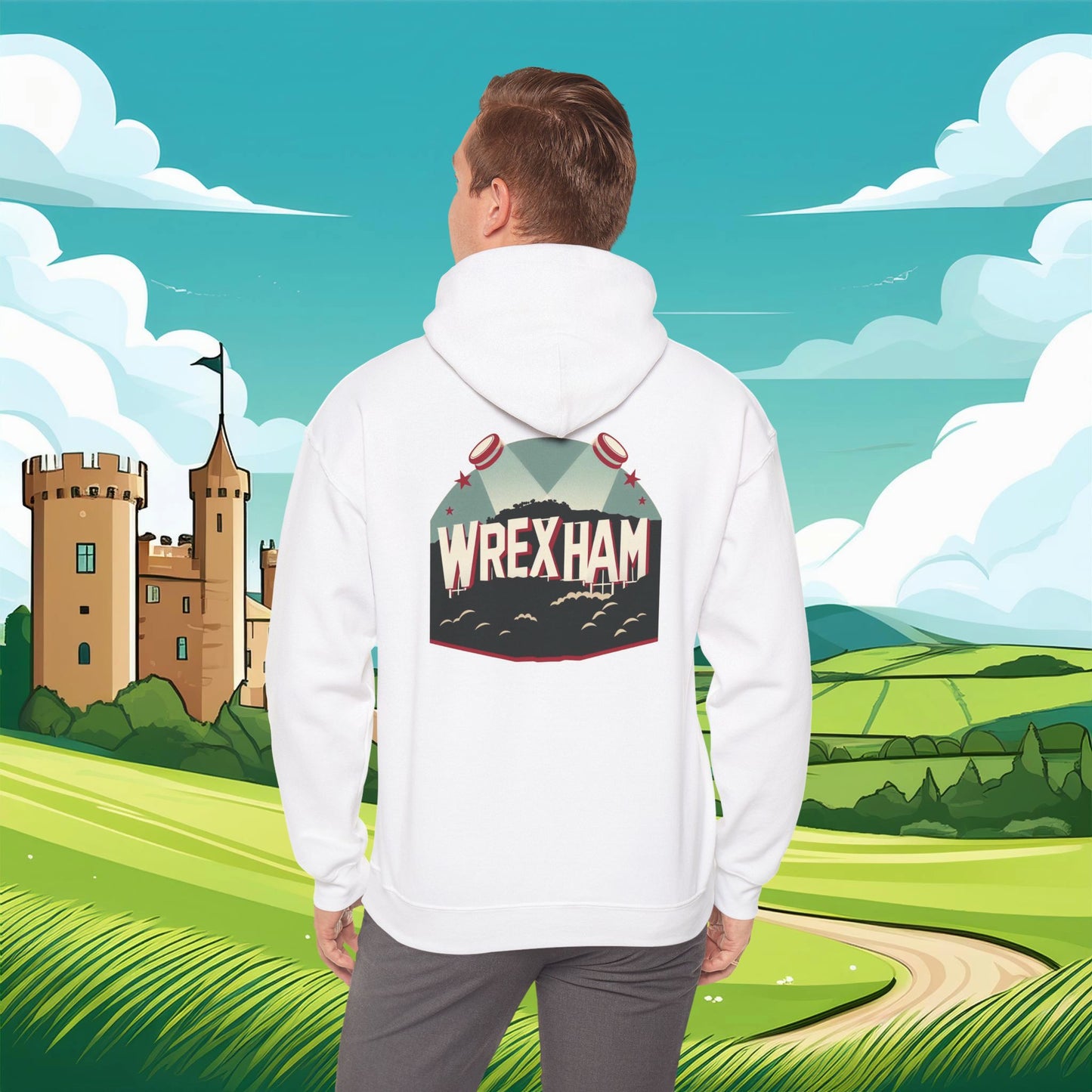 Wrexham Hollywood Sign Hoodie