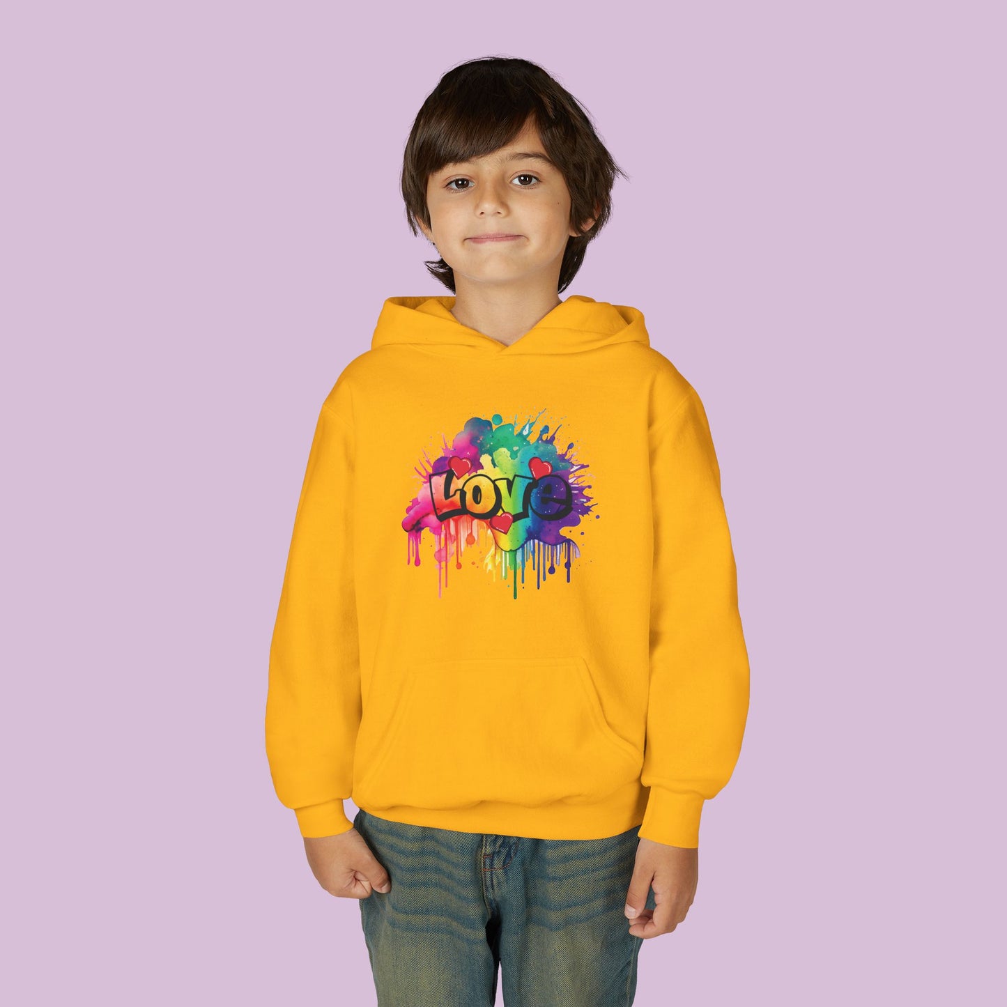 Love Color Bomb Youth Hoodie
