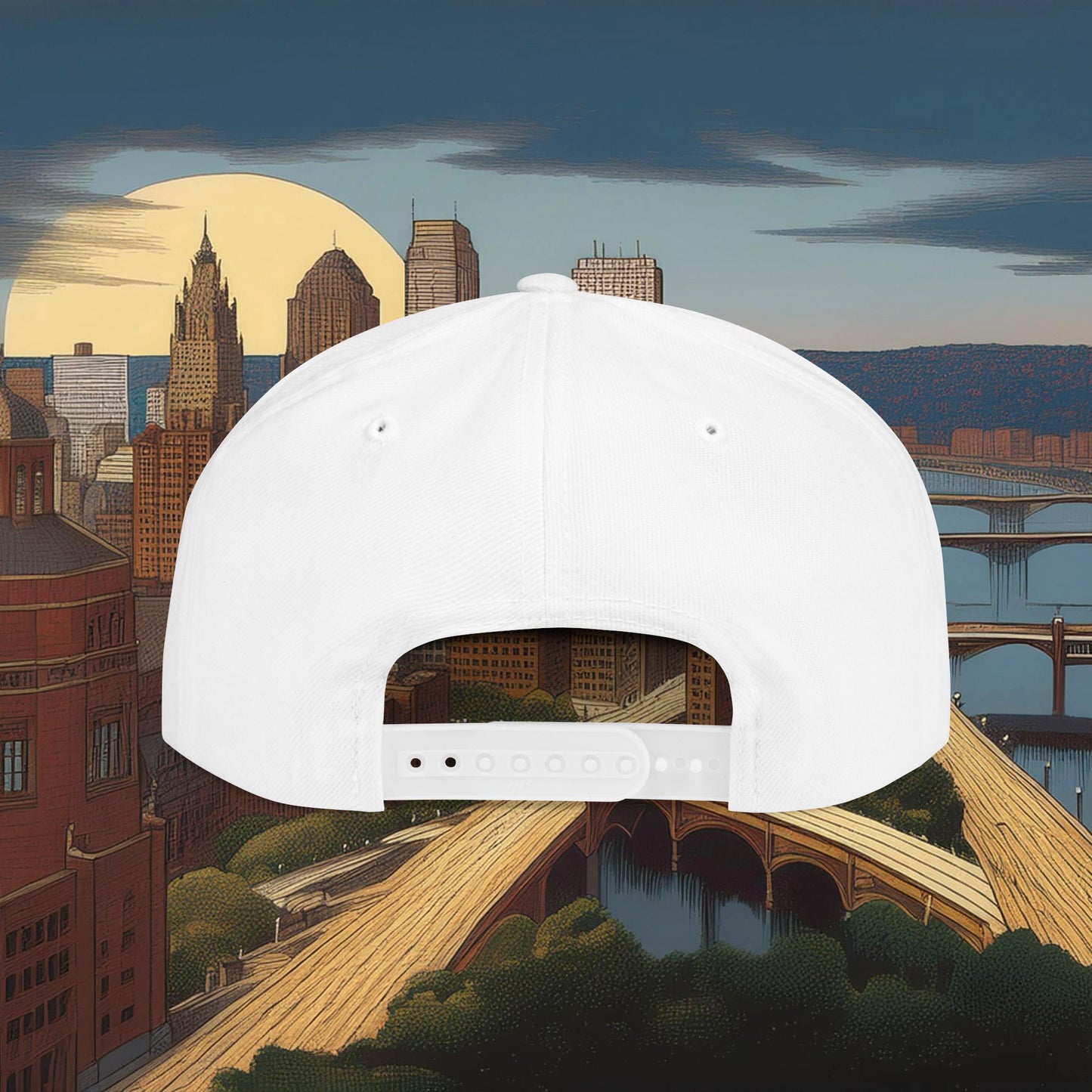 Pittsburgh Baseball Flat Bill Snapback