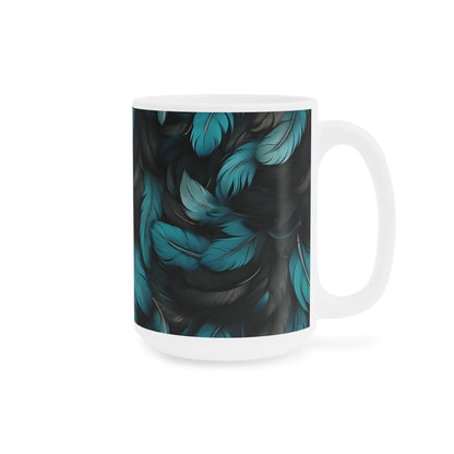 Newcastle United Feather Ceramic Mugs (11oz\15oz)