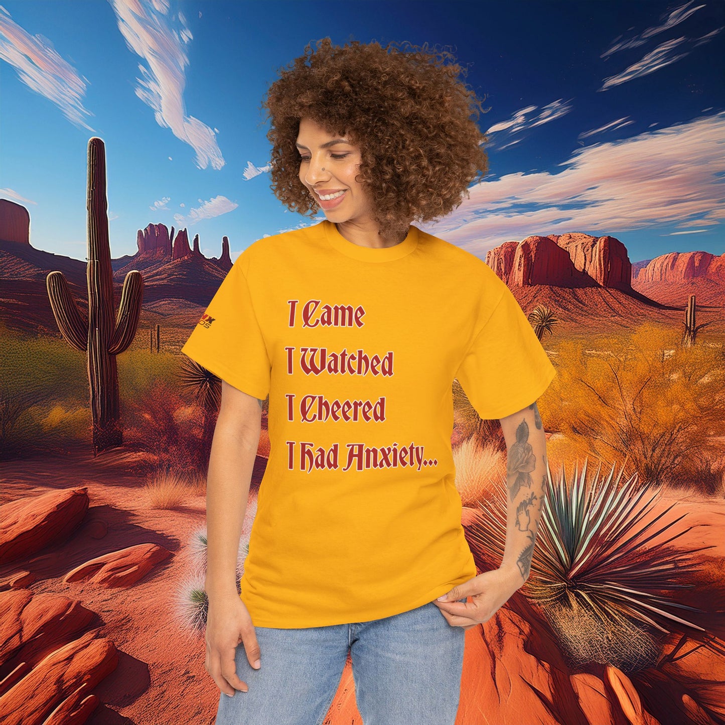 PHX Reds "Never Leave A Wrexham Match" Tee