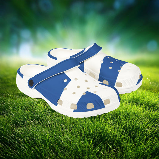 The Greek Flag Foam Clogs