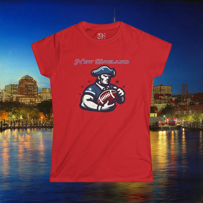 New England Football Women's Softstyle Tee
