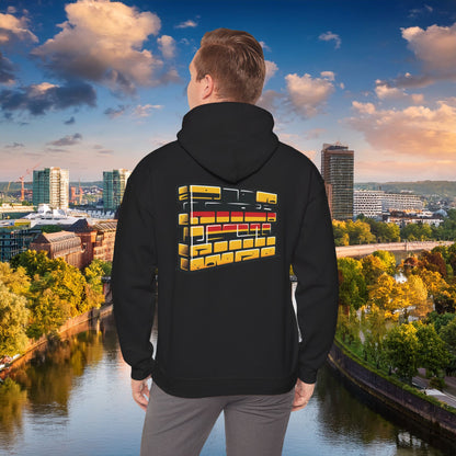 Dortmund Bundesflagge Wall Hoodie