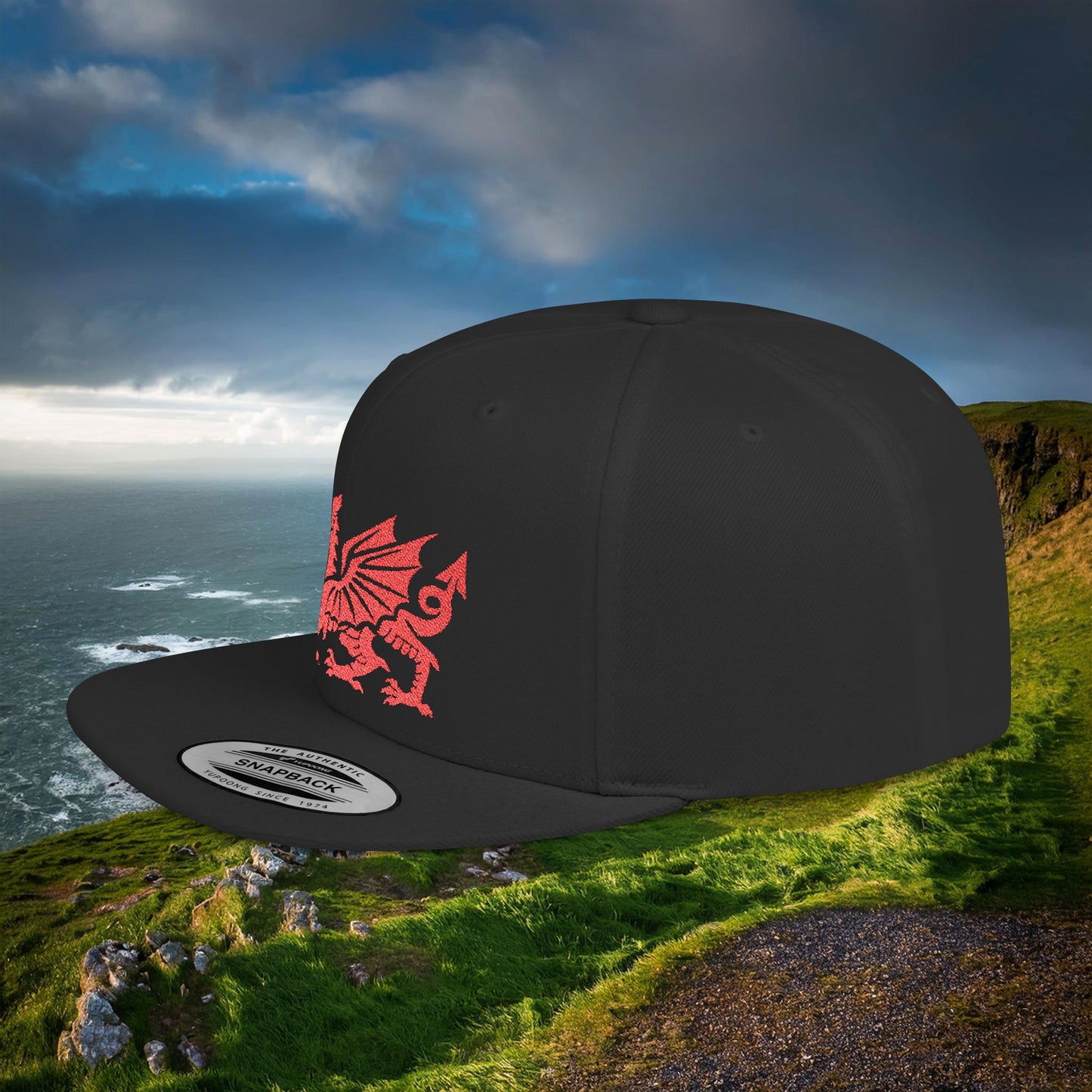The Welsh Dragon Flat Bill Snapback
