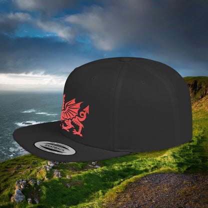 The Welsh Dragon Flat Bill Snapback