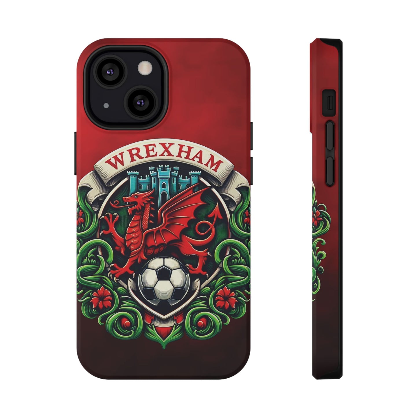 Wrexham Crest Impact-Resistant Cases