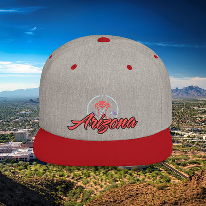Arizona Baseball Logo Flat Bill Snapback