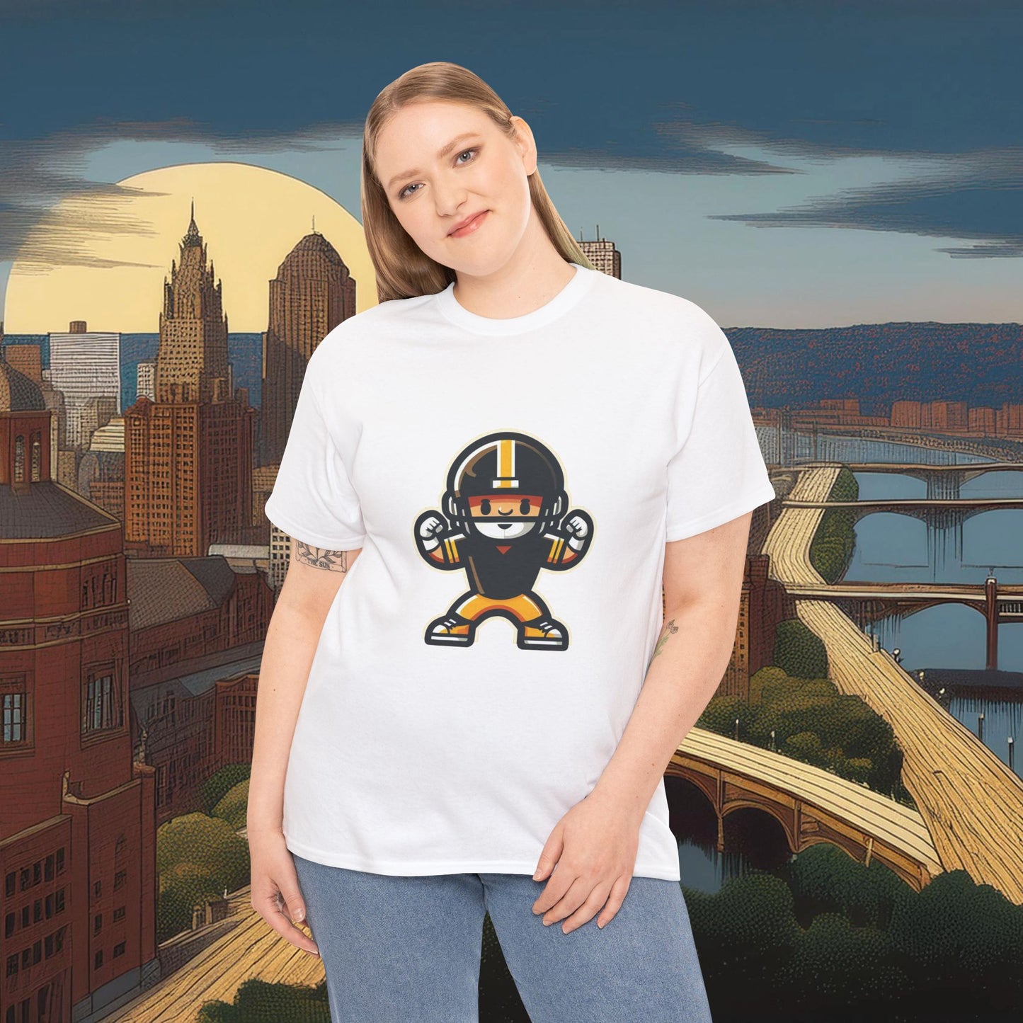 Mini Pittsburgh Football Player Tee