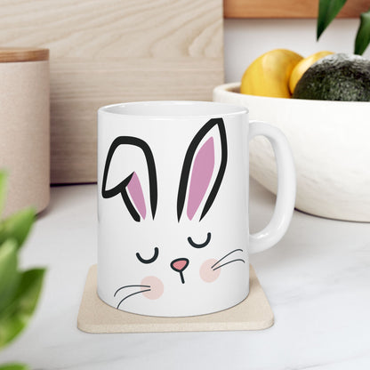 Bunny Face Ceramic Mug (11oz/15oz)
